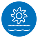 Hydro power icon