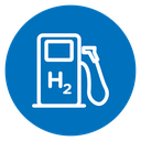 Hydrogen fuel pump icon