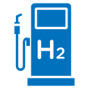 Hydrogen fuel pump icon