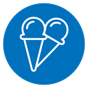 Ice cream cone icon