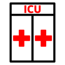 ICU room set icon