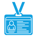 Id badge icon