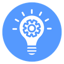 Idea Gear Bulb icon
