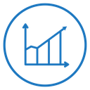 Increase chart icon