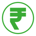 Indian rupee icon