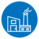 Industrial factory icon