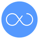 Infinity Figure Eight Color Filled icon