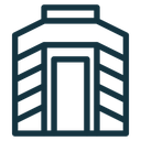 Infrared heat cabin icon