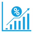 Interest growth icon