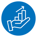 Investment growth icon