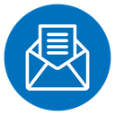 Invitation letter for event icon