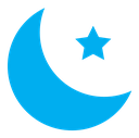 Islam star and crescent icon