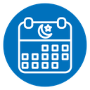 Islamic calendar icon