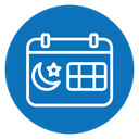 Islamic calendar icon