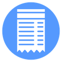 Itemized Torn Receipt icon