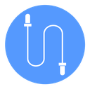 Jump rope Color Filled icon
