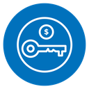 Key revenue icon