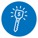 Key to success icon