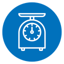 Kitchen scales icon