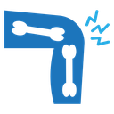 Knee pain icon