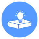 Knowledge Lightbulb Book icon
