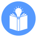 Knowledge Lightbulb Book icon