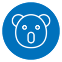 Koala head icon