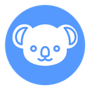 Koala head icon