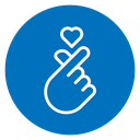 Korean heart icon