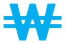 Korean won icon
