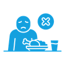 Lack of appetite icon