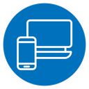 Laptop and Mobile icon