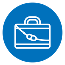 Laptop bag icon