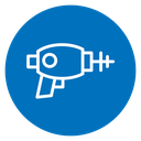 Laser gun icon