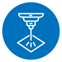 Laser machine icon