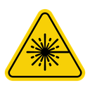 Laser warning icon