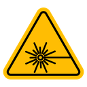 Laser warning icon