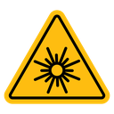 Laser warning icon
