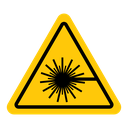 Laser warning icon