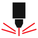 Laser icon