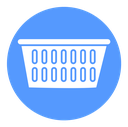 Laundry basket icon