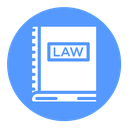 Law book Color Filled icon