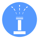 Lawn sprinkler icon