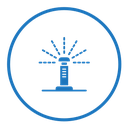 Lawn sprinkler icon