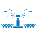 Lawn sprinkler icon