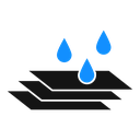 Layers soft fabric icon