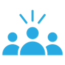 Leadership Standout Person Rays icon