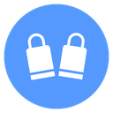 Leaning Shopping Totes icon