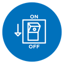 Light switch off 2 icon