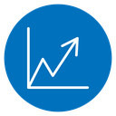 Line chart icon